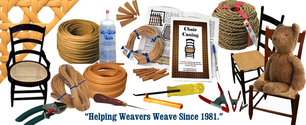 Seatweaving Supplies – Cane, Reed, Tools, Kits, Books Delivered